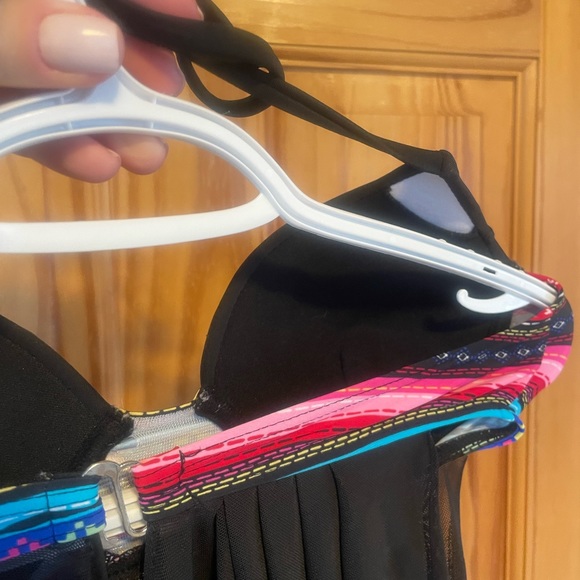 Sheer mesh bikini-dress top with matching bottom. - Picture 6 of 7